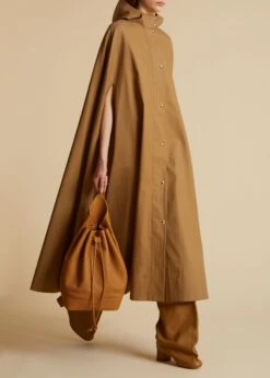 The Roygen Cape In Khaki
