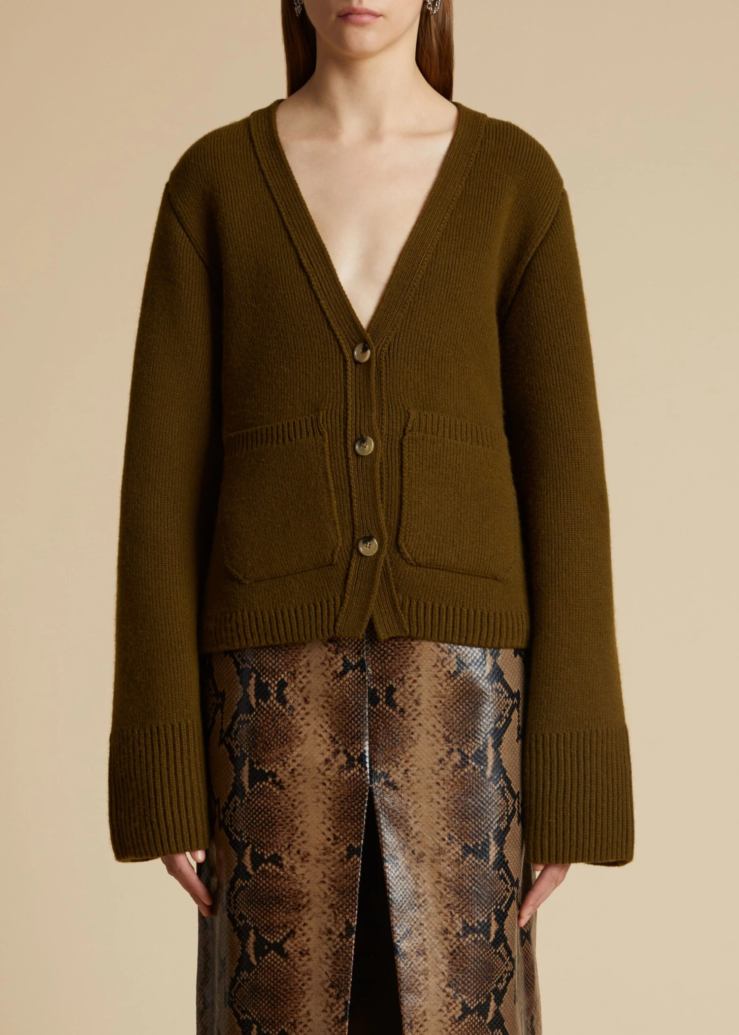 The Scarlet Cardigan In Avocado 1 The Scarlet Cardigan In Avocado