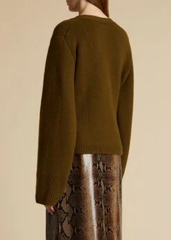 The Scarlet Cardigan In Avocado 8 The Scarlet Cardigan In Avocado -Fashion Girl Sales Shop SCARLET AVOCADO 0020