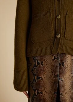 The Scarlet Cardigan In Avocado 9 The Scarlet Cardigan In Avocado -Fashion Girl Sales Shop SCARLET AVOCADO 0037