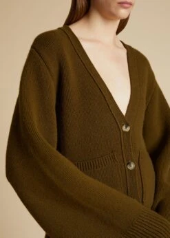 The Scarlet Cardigan In Avocado 10 The Scarlet Cardigan In Avocado -Fashion Girl Sales Shop SCARLET AVOCADO 0040