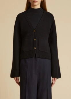 The Scarlet Cardigan In Black