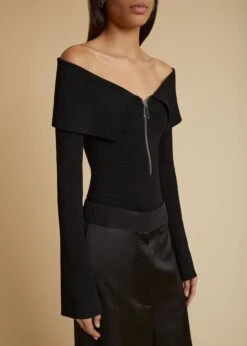 The Sevyn Top In Black -Fashion Girl Sales Shop SEVYN BLACK 0035