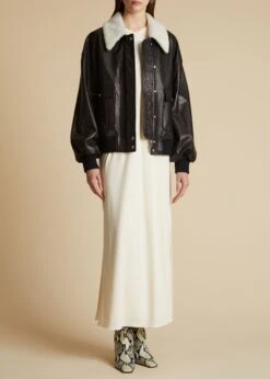 The Shellar Jacket In Black Leather