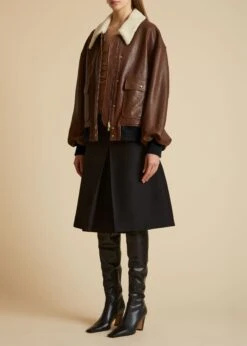 The Shellar Jacket In Classic Brown Leather