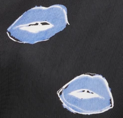 The Helli Dress In Black With Cornflower Lip Print -Fashion Girl Sales Shop ScreenShot2023 05 05at3.35.22PM