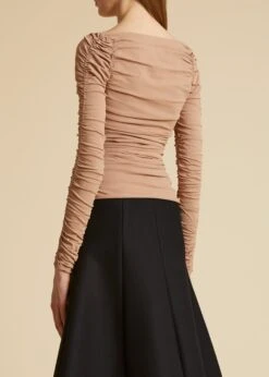 The Tala Top In Almond -Fashion Girl Sales Shop TALA ALMOND 0018