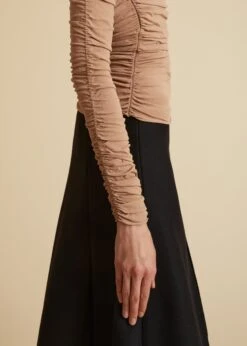 The Tala Top In Almond -Fashion Girl Sales Shop TALA ALMOND 0031