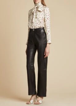 The Tash Top In Rose Print