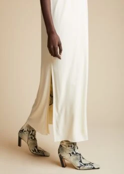 The Taylor Dress In Cream -Fashion Girl Sales Shop TAYLOR CREAM 0072