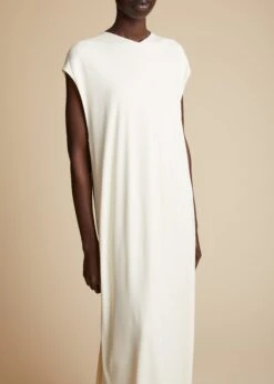 The Taylor Dress In Cream -Fashion Girl Sales Shop TAYLOR CREAM 0088