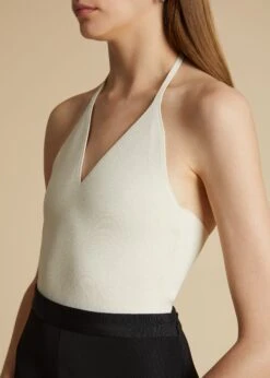 The Thaiane Top In Ivory -Fashion Girl Sales Shop THAIANE IVORY 0029