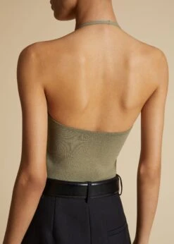 The Thaiane Top In Olive -Fashion Girl Sales Shop THAIANE OLIVE 0043