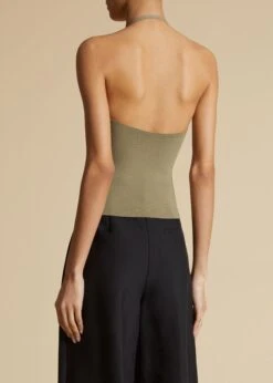 The Thaiane Top In Olive -Fashion Girl Sales Shop THAIANE OLIVE 0070