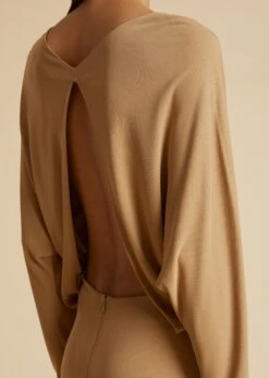 The Trina Dress In Beige -Fashion Girl Sales Shop TRINA BEIGE 0027