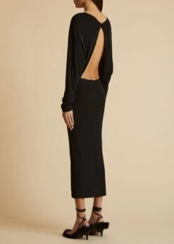 The Trina Dress In Black -Fashion Girl Sales Shop TRINA BLACK 0030