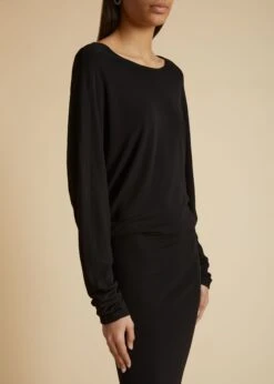 The Trina Dress In Black -Fashion Girl Sales Shop TRINA BLACK 0034