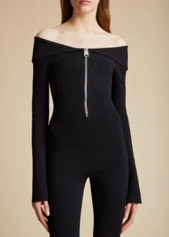 The Trinity Catsuit In Black -Fashion Girl Sales Shop TRINITY BLACK 0045