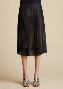 The Tudi Skirt In Black -Fashion Girl Sales Shop TUDI BLACK 0011