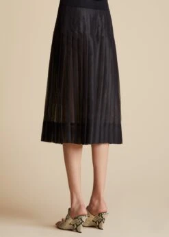 The Tudi Skirt In Black -Fashion Girl Sales Shop TUDI BLACK 0022