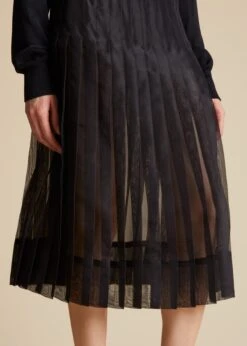 The Tudi Skirt In Black -Fashion Girl Sales Shop TUDI BLACK 0040