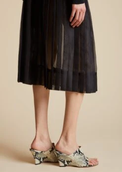The Tudi Skirt In Black -Fashion Girl Sales Shop TUDI BLACK 0049
