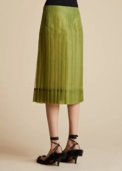 The Tudi Skirt In Green -Fashion Girl Sales Shop TUDI GREEN 0013