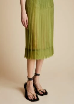 The Tudi Skirt In Green -Fashion Girl Sales Shop TUDI GREEN 0037