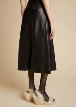 The Valerie Dress In Black Leather 10 The Valerie Dress In Black Leather -Fashion Girl Sales Shop VALERIE BLACKLEATHER 0023