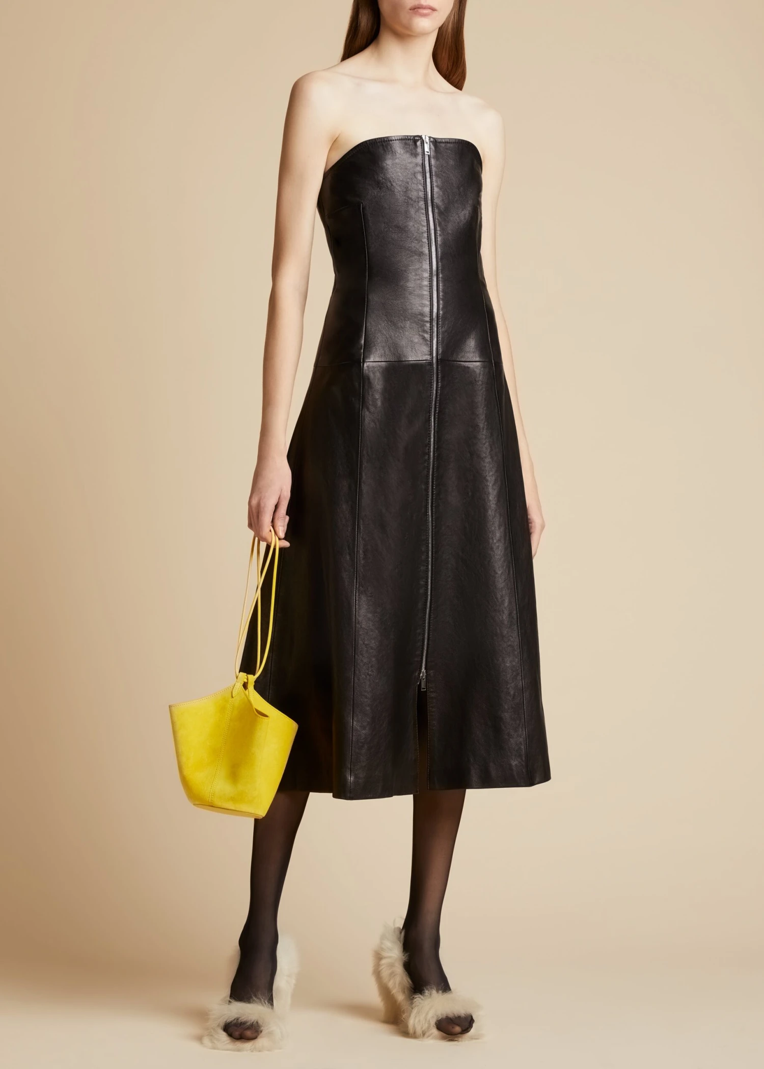 The Valerie Dress In Black Leather 1 The Valerie Dress In Black Leather