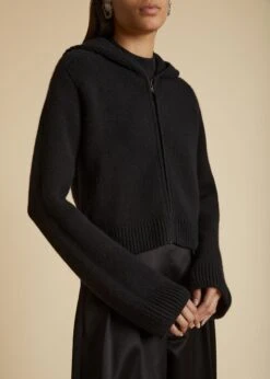 The Winston Hoodie In Black -Fashion Girl Sales Shop WINSTON BLACK 0015