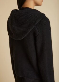 The Winston Hoodie In Black -Fashion Girl Sales Shop WINSTON BLACK 0045