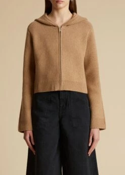 The Winston Hoodie In Camel