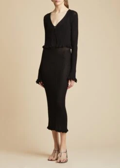 The Zinnia Cardigan In Black