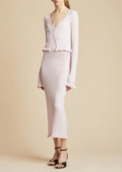 The Zinnia Cardigan In Dahlia